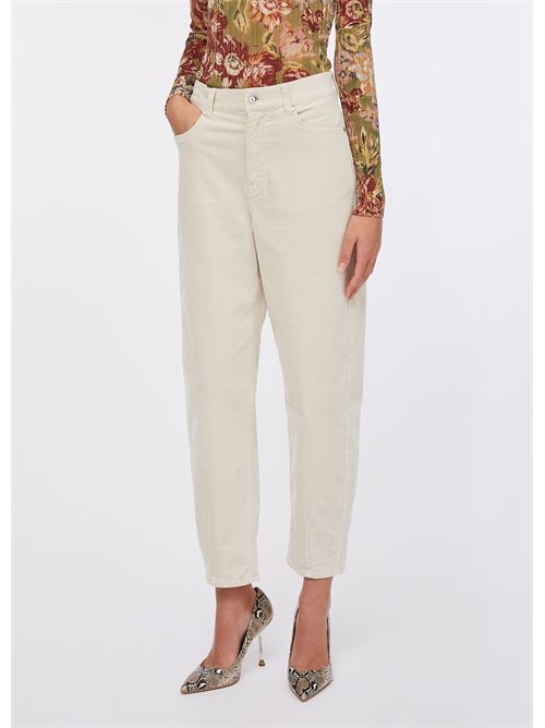 Pantaloni balloon in velluto LIU JO | MF5332T195A/20304